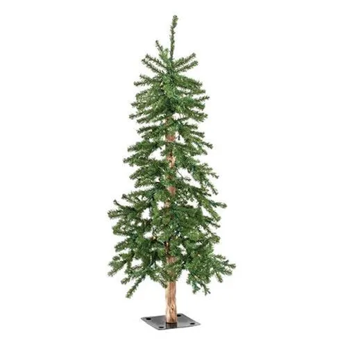 Pre-Lit Alpine Tree, 5ft