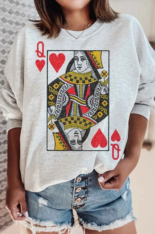 Queen of Hearts Sweatshirt