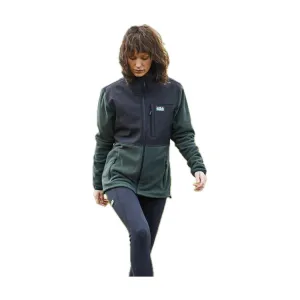 Ridgeline Ladies Hybrid Fleece Jacket - Olive/Black