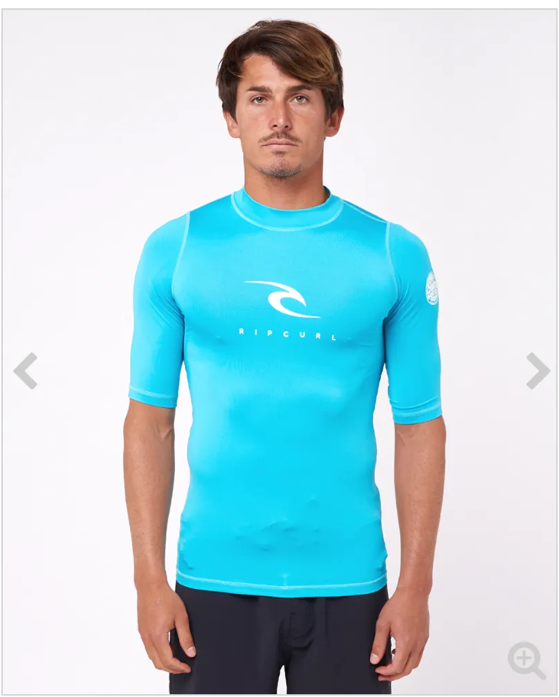 Ripcurl Corps Short Sleeve Uv Tee - Blue