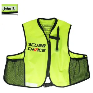 Scuba Choice Snorkeling Oral Inflatable Snorkel Jacket Vest with Pockets