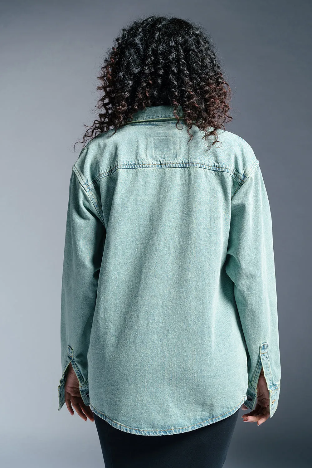 Serene Blue Women's Denim Jacket