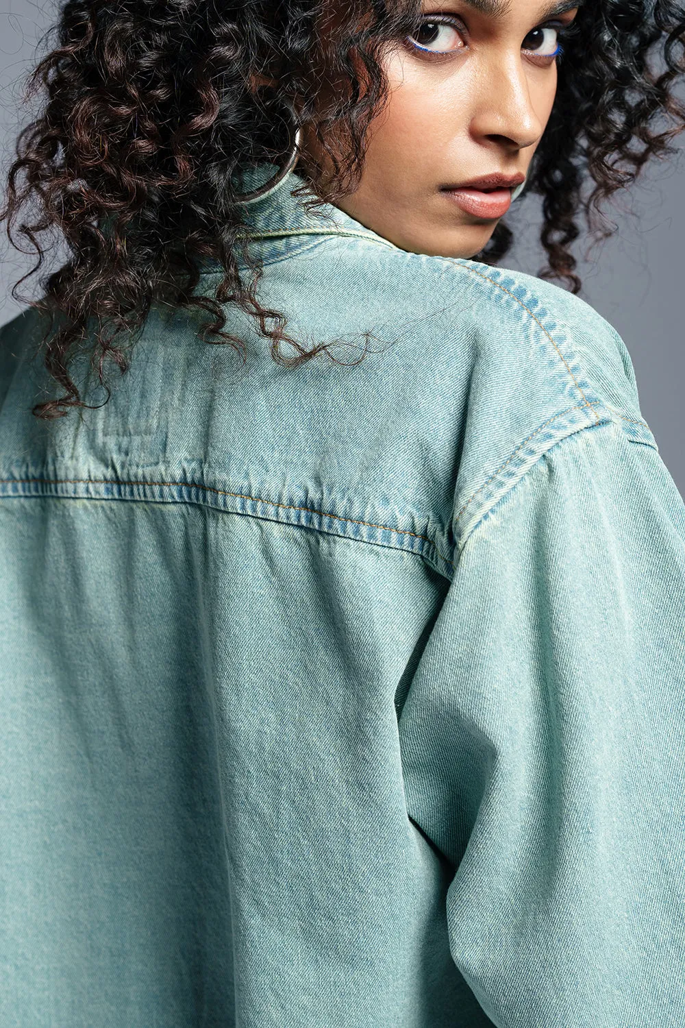 Serene Blue Women's Denim Jacket