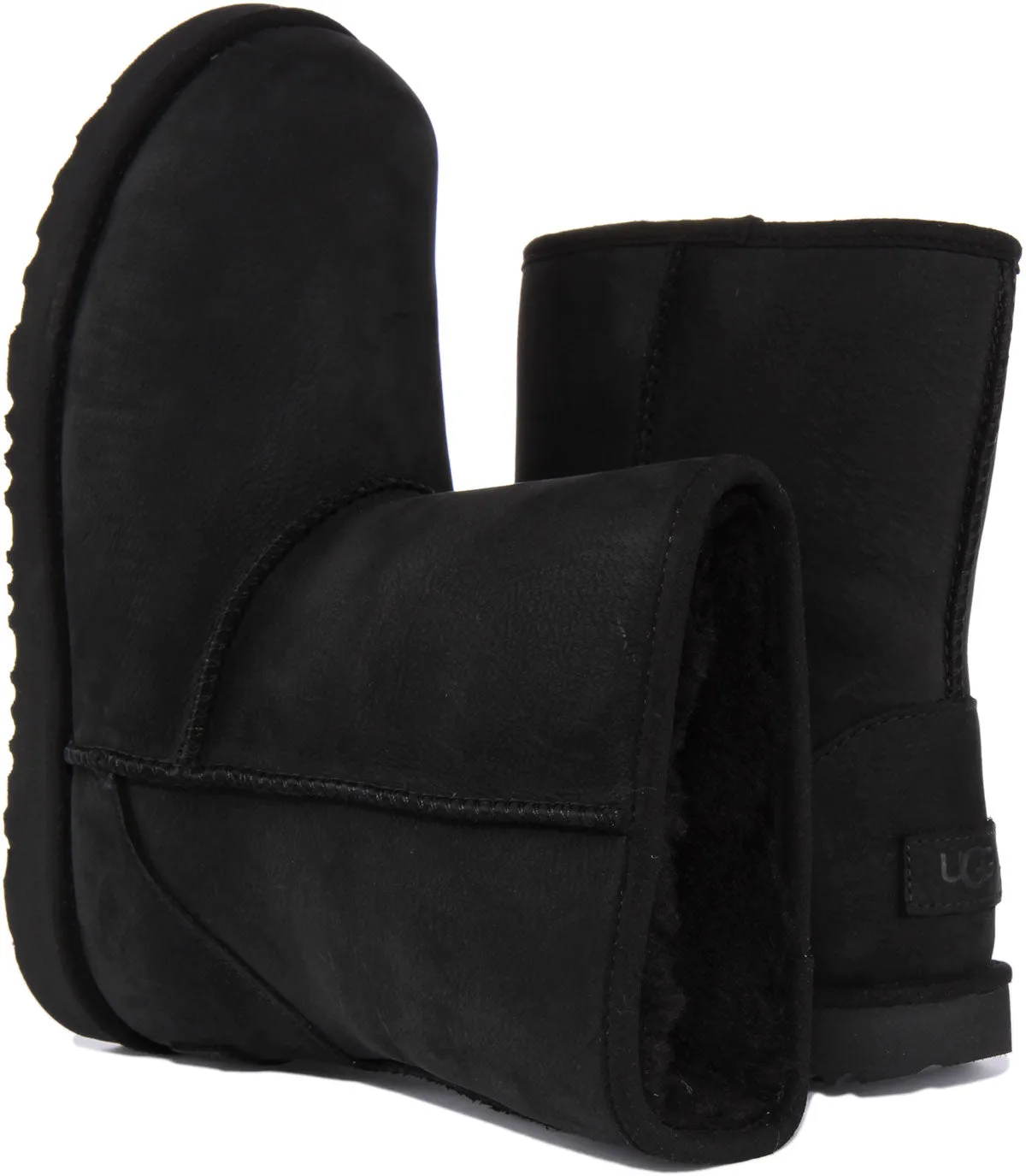 Ugg Australia Classic Weather In Black For Junior