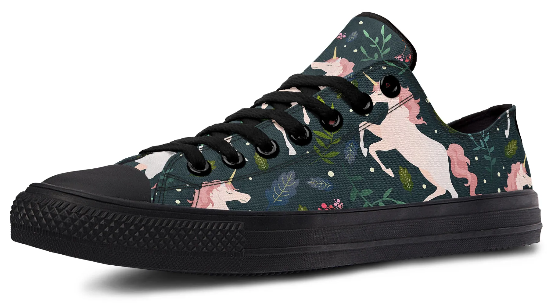 Unicorn Garden Low Tops